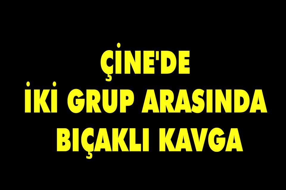 Çine'de 2 grup arasında bıçaklı kavga