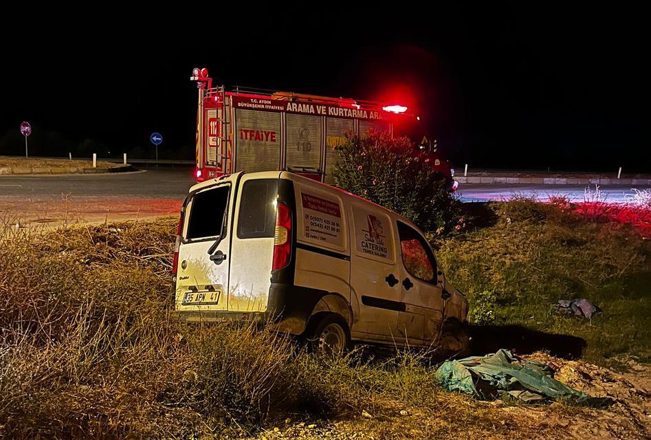 Çine'de trafik kazası: 1 yaralı