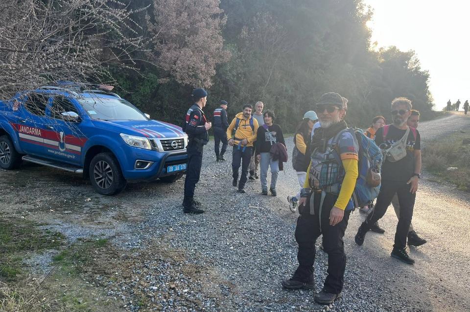 Gerga Antik Kenti’nde doğa yürüyüşü yaptılar